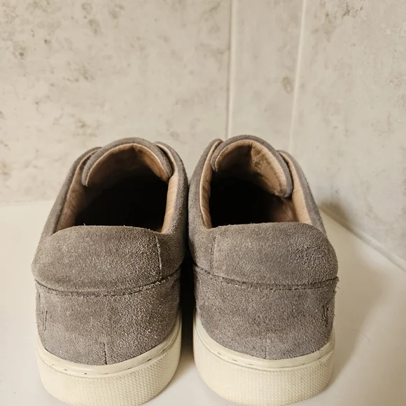 GUC Frye Slip-On Ivory Gore Sneakers in Gray Suede - Picture 8 of 8